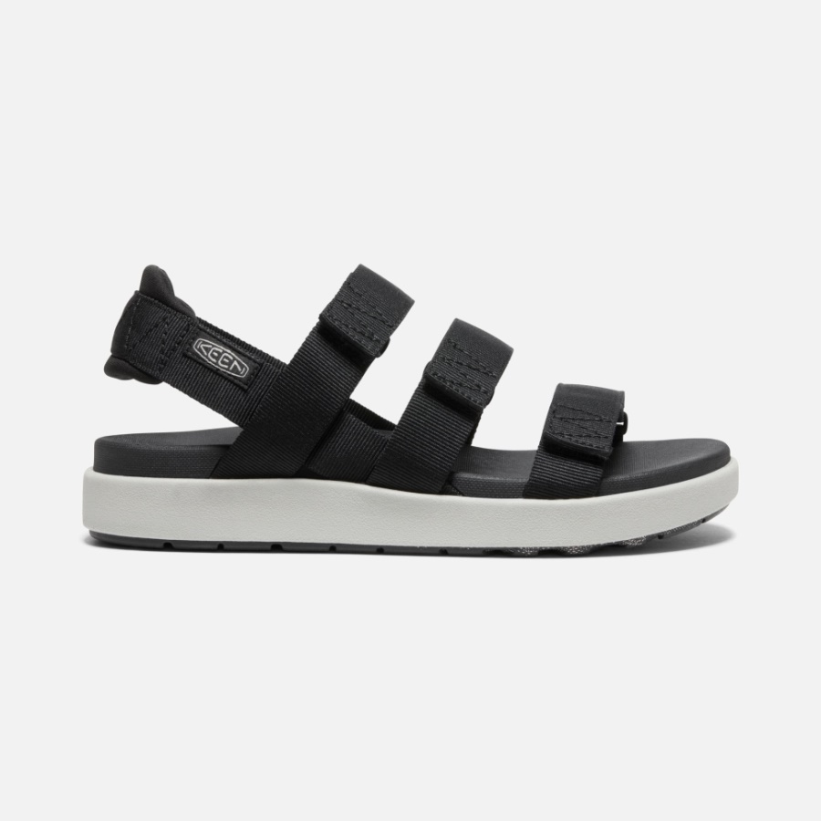 Noir-vapeur Femmes Elle Strappy Vif