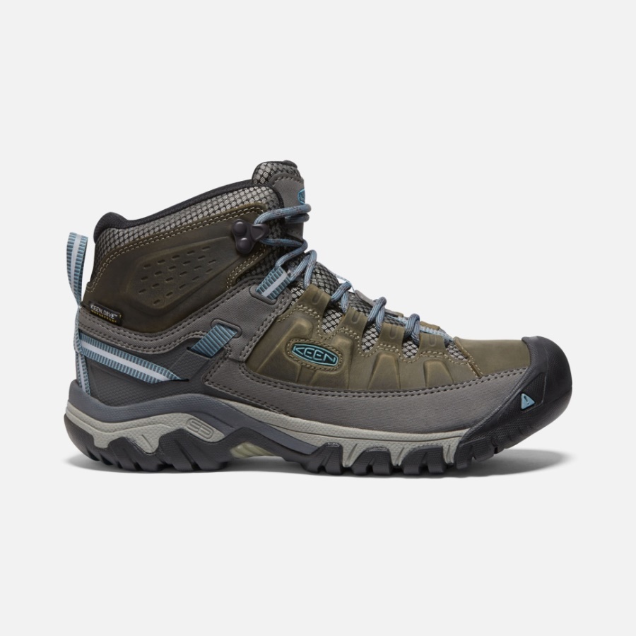 Keen Magnet-Bleu Atlantique Botte Imperméable Targhee II Femme Large