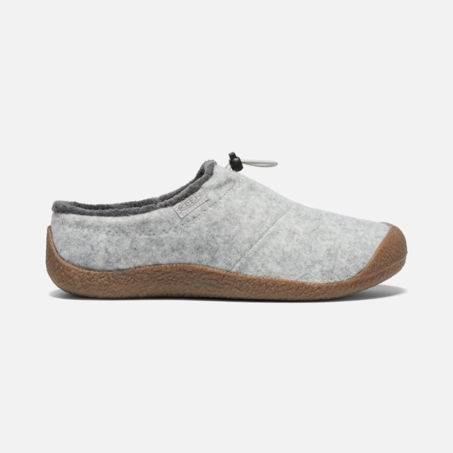 Claquettes Howser Iii En Laine Gris Clair Pour Femme