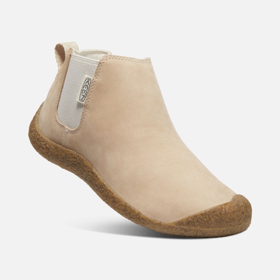 Safari-Birch Mosey Chelsea Bottines En Cuir Keen Pour Femme