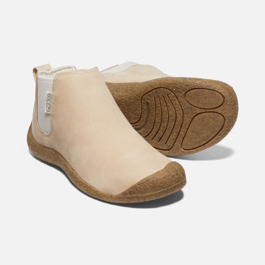 Safari-Birch Mosey Chelsea Bottines En Cuir Keen Pour Femme