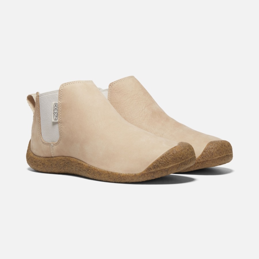 Safari-Birch Mosey Chelsea Bottines En Cuir Keen Pour Femme