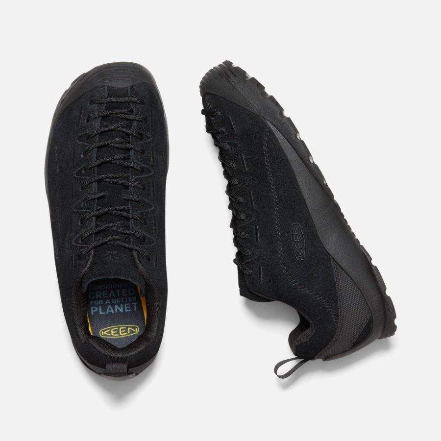 Poilu Noir-noir Baskets En Daim Jasper Pour Femmes