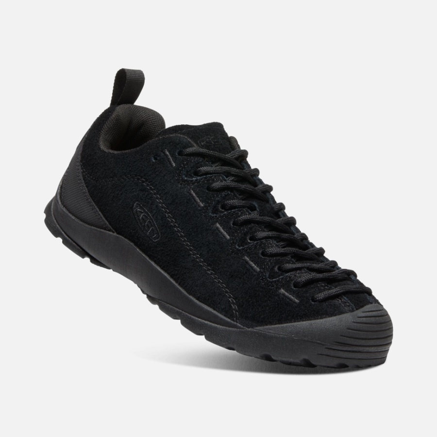 Poilu Noir-noir Baskets En Daim Jasper Pour Femmes