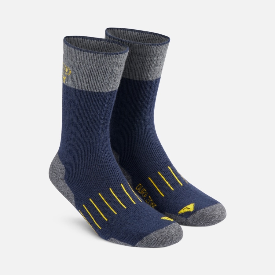 Chaussettes Mi-mollet à Double Denier Pittsburg Pour Hommes, Bleu Marine Vif