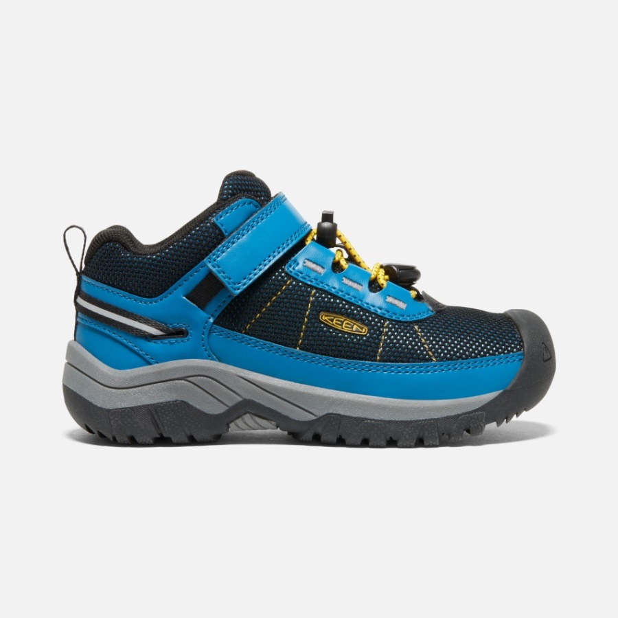 Mykonos Blue-keen Yellow Chaussures De Randonnée Targhee Sport Vent Pour Jeunes Enfants