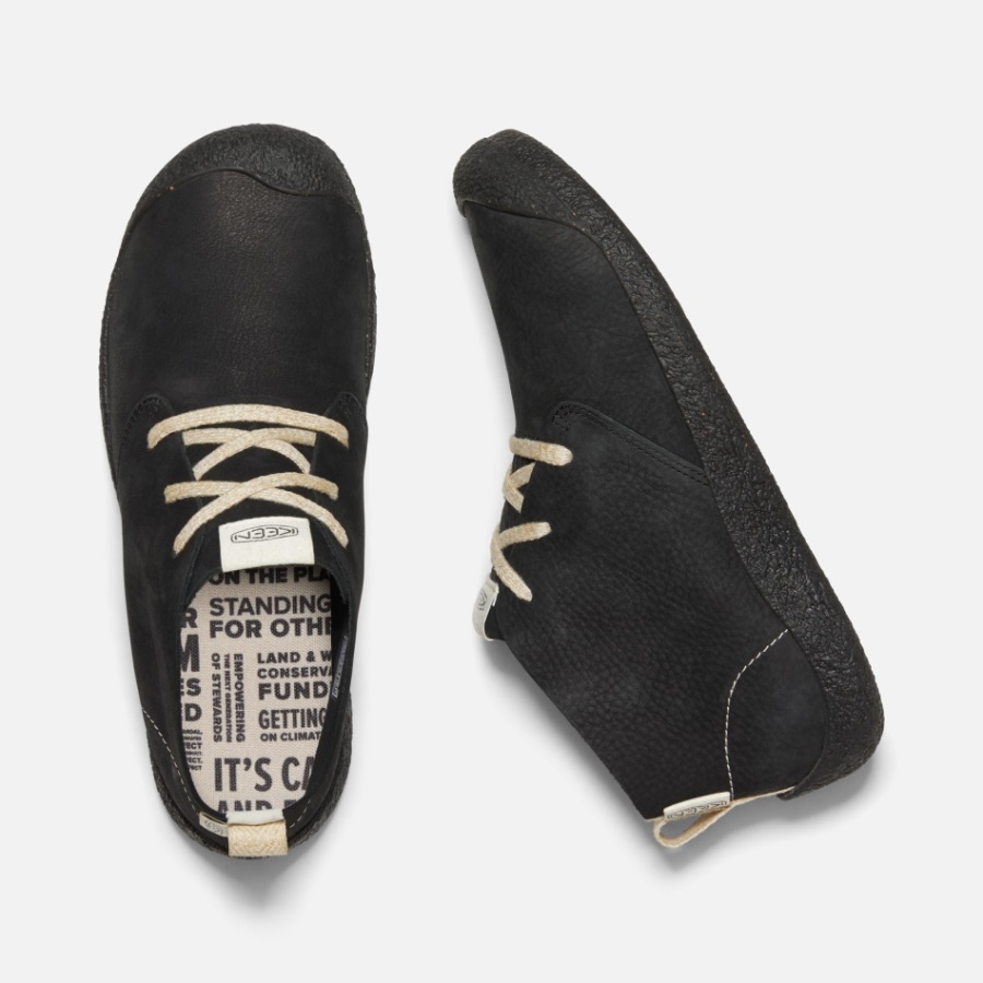 Chukka En Cuir Mosey Noir Pour Hommes