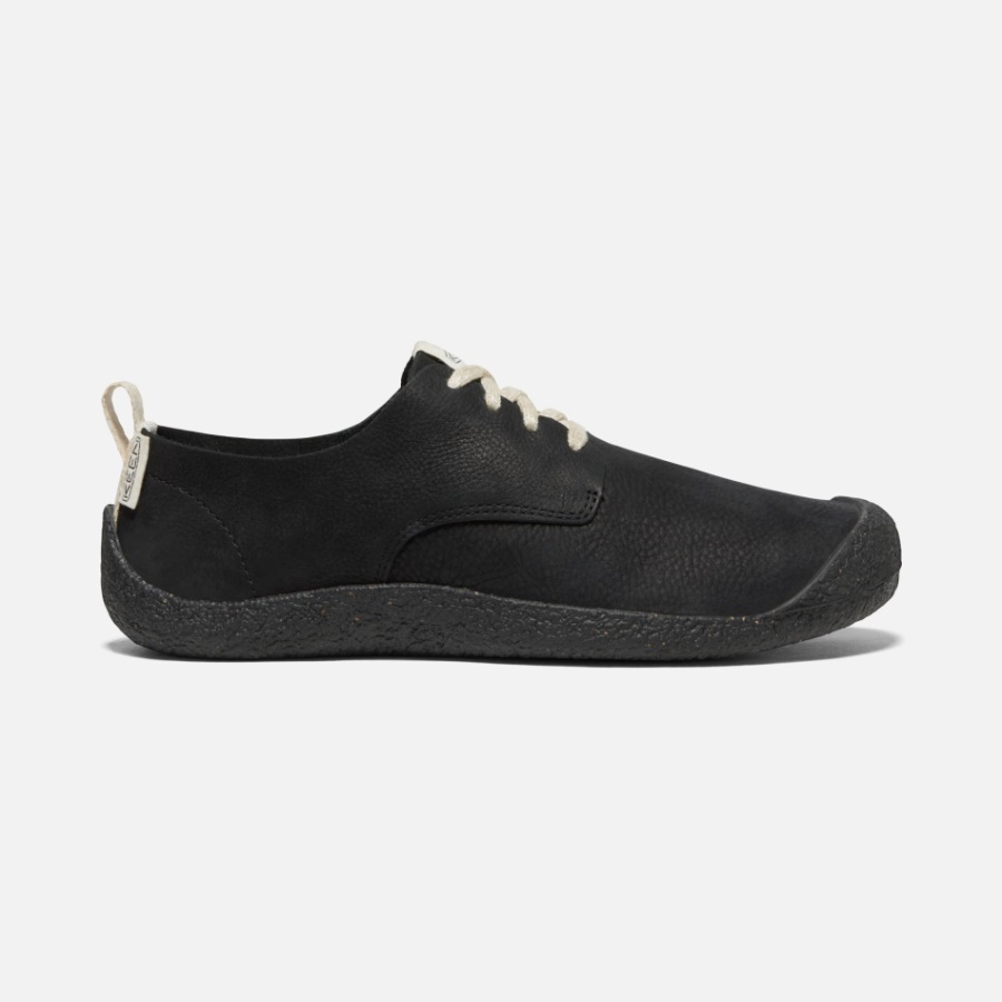 Derbies Mosey En Cuir Pour Hommes Noir Vif
