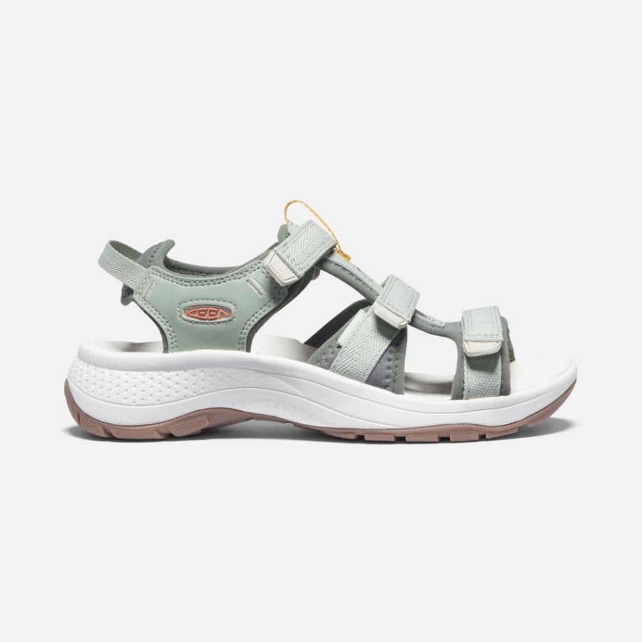 Sandales à Bout Ouvert Astoria West Desert Sage-castor Grey Pour Femme